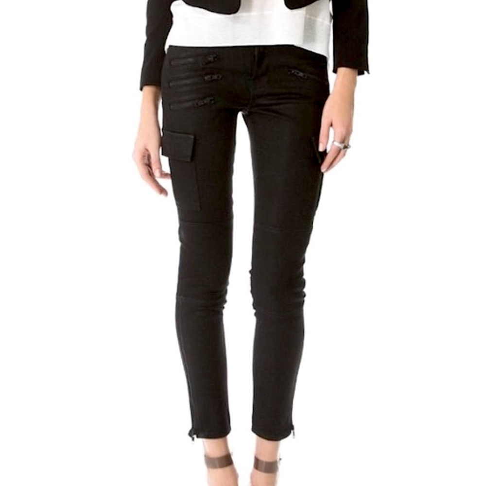 J Brand Brix skinny cargo zippered legging